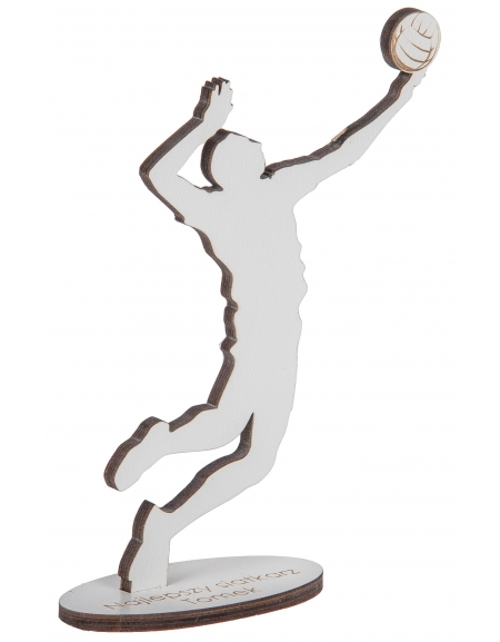 Drewniana statuetka z grawerem - SIATKARZ Drewniana statuetka z grawerem - SIATKARZ