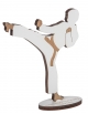 Drewniana statuetka z grawerem - KARATEKA