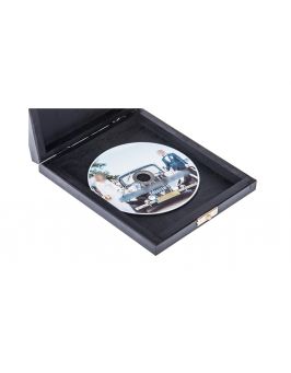 Czarne pudełko na płytę CD/DVD