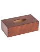 Drewniane pudełkona chusteczki kolor orzech
