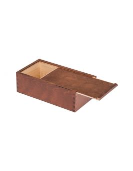 Drewniane pudełkona chusteczki ORZECH