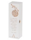 Skrzynka Carmen II kolor biały  z grawerem na święta