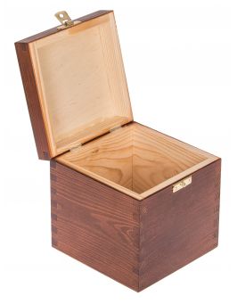 Pudełko 13x13x13,5cm ORZECH
