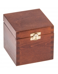 Pudełko 11x11x10,5cm kolor orzech