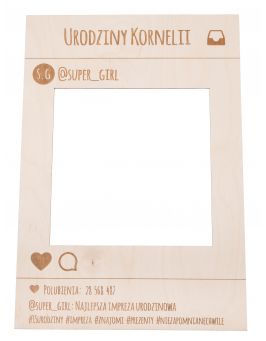 Fotoramka do robienia zdjęć