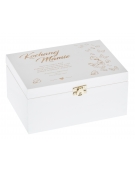 Pudełko 22x16x10, kolor biały z grawerem dla mamy