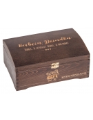 Drewniany Kufer sosnowy z grawerem dla babci i dziadka