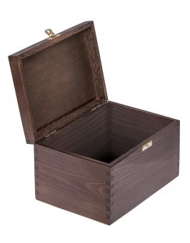 Pudełko 22x16x13,5cm - ciemny brąz