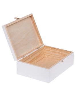 Białe pudełko 22x16 z grawerem na walentynki