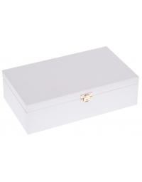 Pudełko 28x16cm, kolor biały z zapięciem