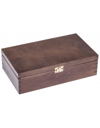 Pudęłko 28x16cm kolor ciemny brąz