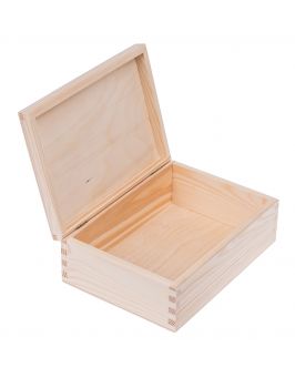 Drewniane pudełko pojemnik 22x16 cm