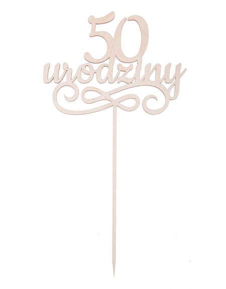 Topper - 50 urodziny Topper - 50 urodziny