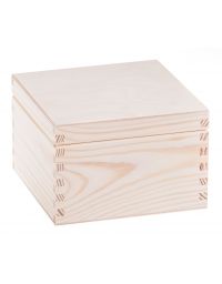 Drewniane pudełko 16x16x10,5cm