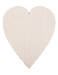 Drewniane serce 14,5x17 cm