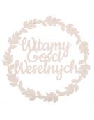 Wianek - Witamy Gości Weselnych - 55cm