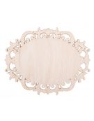 Tabliczka ażurowa OWALNA