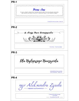 Czarny piórnik na długopis z grawerem