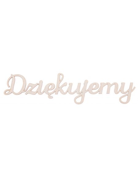 Dekoracje ślubne wesele napis DZIĘKUJEMY Dekoracje ślubne wesele napis DZIĘKUJEMY
