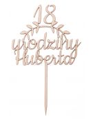 Topper na tort urodziny napis 18 MINI