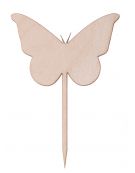 Topper na tort chrzest urodziny MOTYL mini