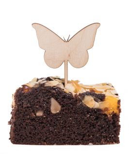 Topper na tort chrzest urodziny MOTYL mini