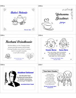 Pudełko na herbatę DZIEŃ BABCI I DZIADKA prezent