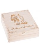 DZIEŃ BABCI I DZIADKA prezent grawer pudełko 16x16  z drewna