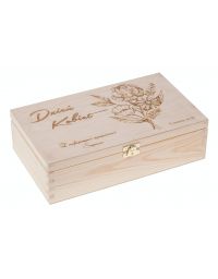 Herbaciarka drewniana 8 Dzień Kobiet, grawer