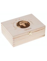 Pudełko drewniane 22x16x8 Dzień Kobiet, grawer