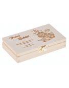 Pudełko drewniane (Dolar) Dzień Kobiet, grawer